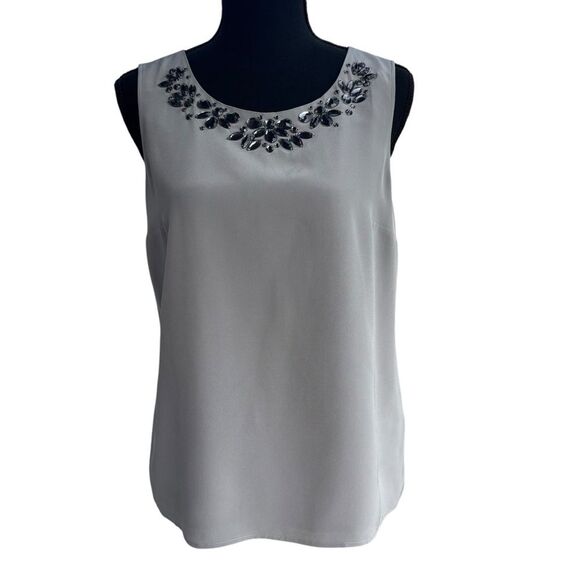 NWT Talbots 100% Silk with Rhinestones 8p - Picture 1 of 4